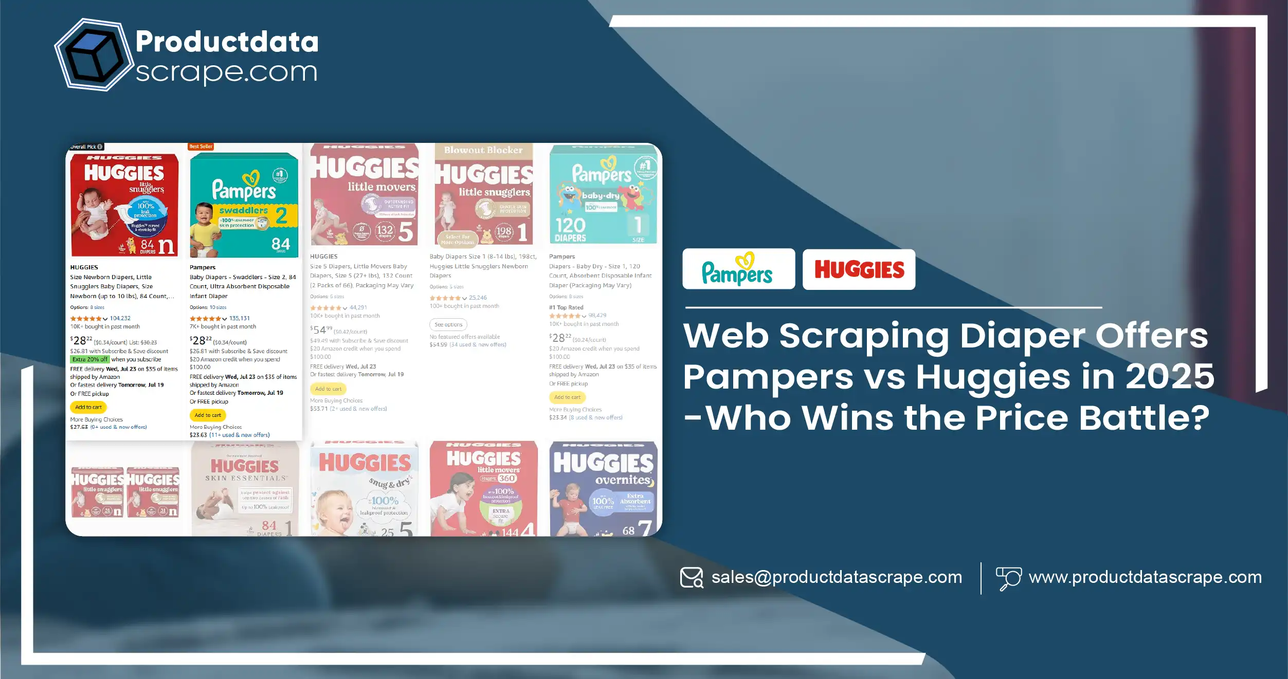 Web Scraping Diaper Offers Pampers vs Huggies in 2025 - Who Wins the Price Battle-01